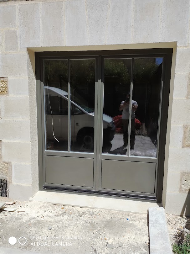 Baie vitrée installée à Libourne