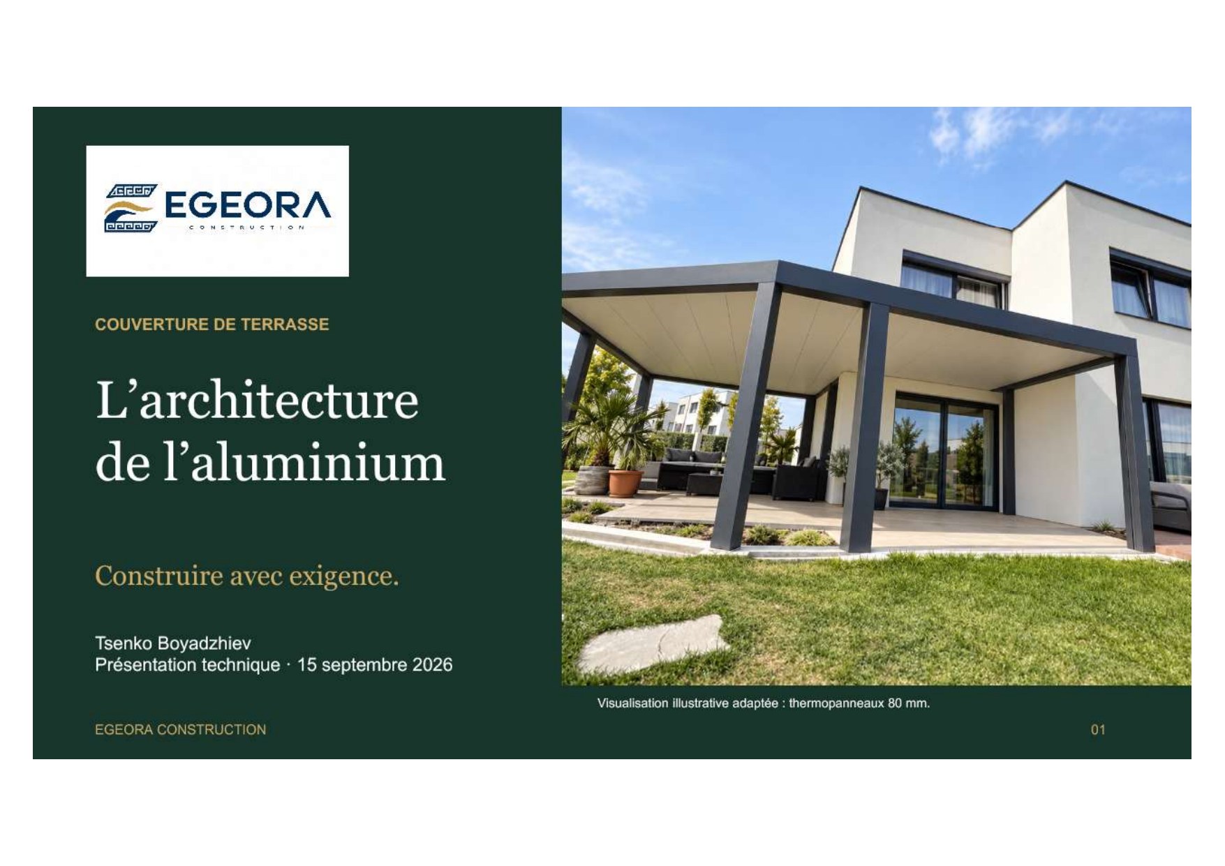 Présentation EGEORA vérandas — page 1