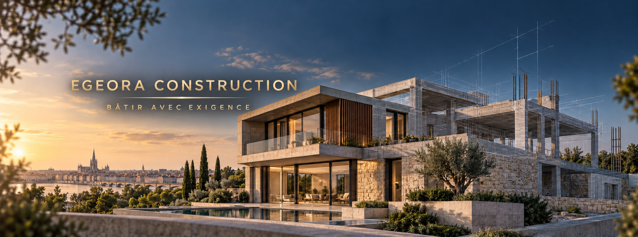 EGEORA Construction — visuel architectural de construction et rénovation
